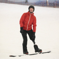 Российская команда инженеров сделала своему участнику протез ноги для сноуборда