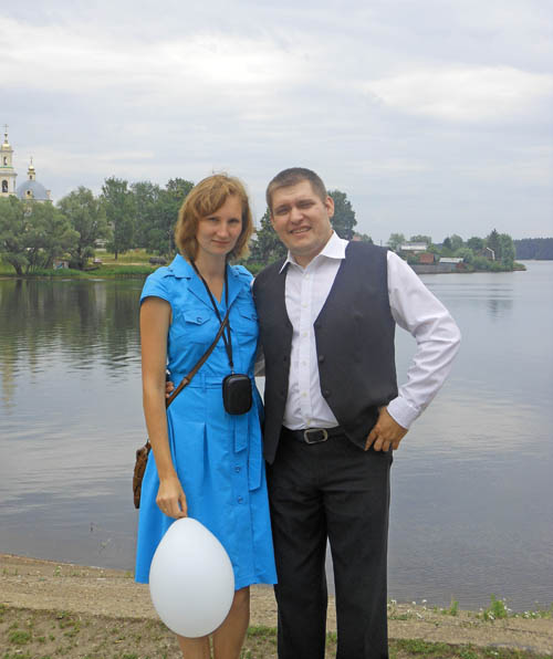 Илья Наркизов с женой Леной