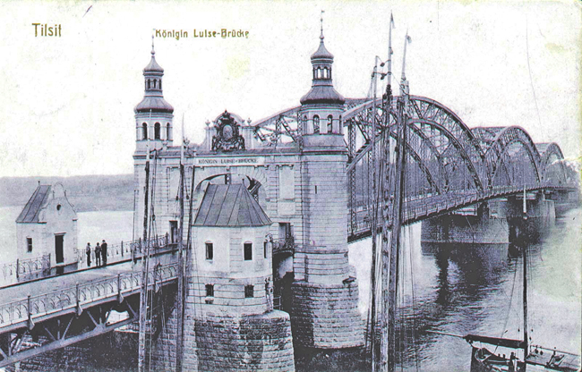 Мост королевы Луизы в 1907 году