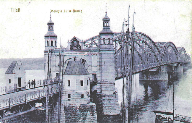Мост королевы Луизы в 1907 году Мост королевы Луизы в 1907 году