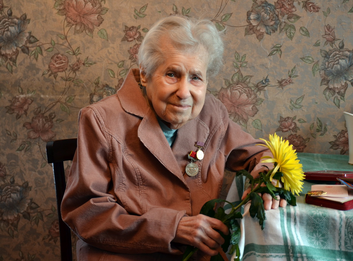 Тамара Акимовна накануне 70-летия Великой Победы